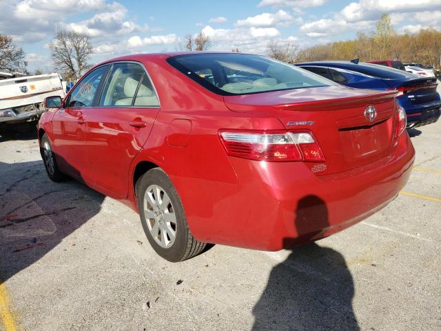 4T1BE46K27U136753 - 2007 TOYOTA CAMRY 4D 2 RED photo 3