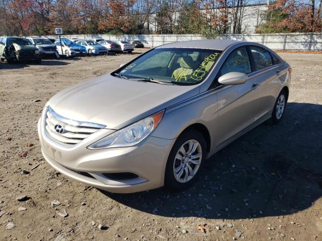 5NPEB4AC0BH218249 - 2011 HYUNDAI SONATA GLS BEIGE photo 2