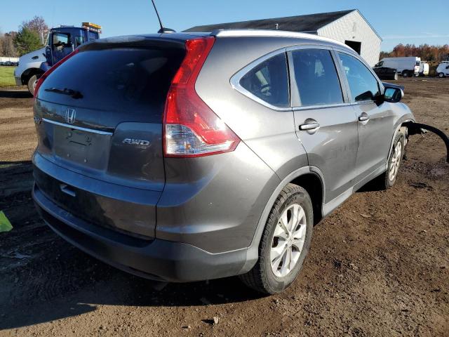 2HKRM4H73DH659607 - 2013 HONDA CR-V EXL GRAY photo 4