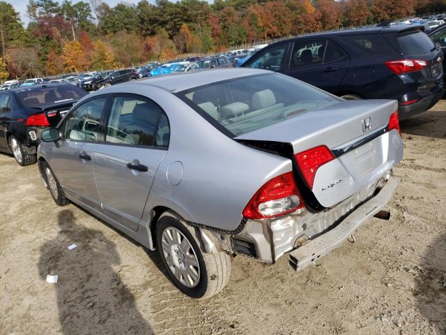 2HGFA16329H516000 - 2009 HONDA CIVIC VP SILVER photo 3