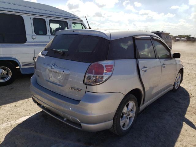 2T1KR32EX7C674942 - 2007 TOYOTA MATRIX AUT SILVER photo 4