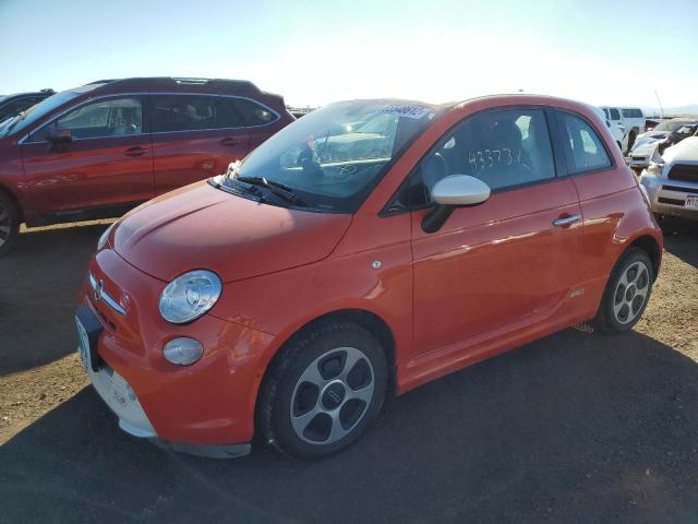 3C3CFFGE6HT565484 - 2017 FIAT 500 ELECTR ORANGE photo 2