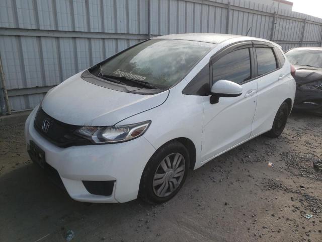 JHMGK5H58GX009843 - 2016 HONDA FIT LX WHITE photo 2