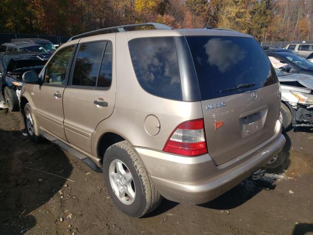 4JGAB54E51A279163 - 2001 MERCEDES-BENZ ML 320 TAN photo 3