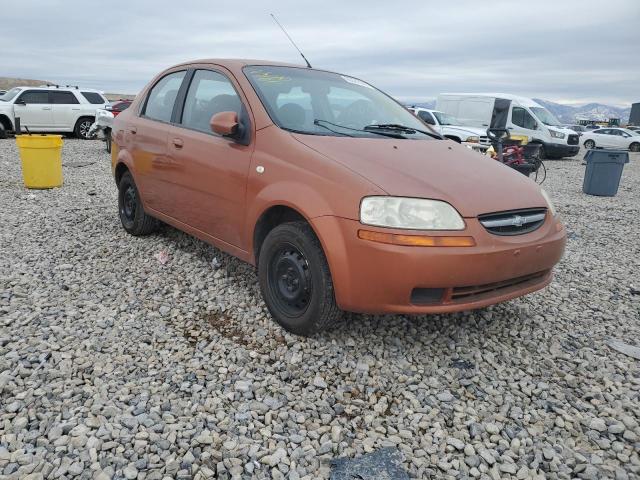 KL1TD56656B580974 - 2006 CHEVROLET AVEO BASE ORANGE photo 1