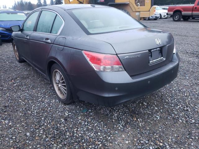 1HGCP26898A093724 - 2008 HONDA ACCORD EXL GRAY photo 3