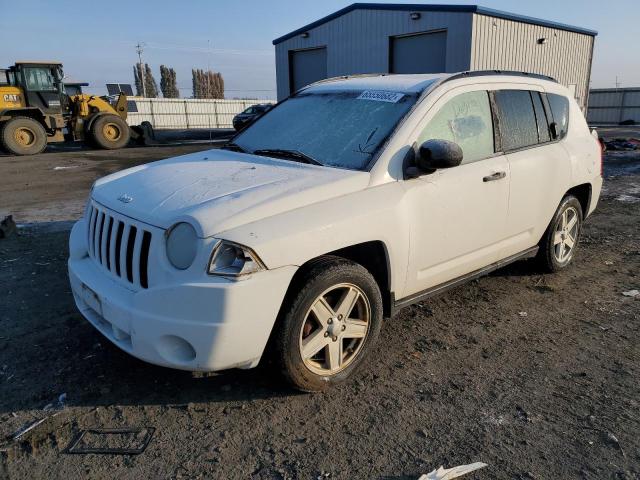 1J8FF47W27D356133 - 2007 JEEP COMPASS WHITE photo 1