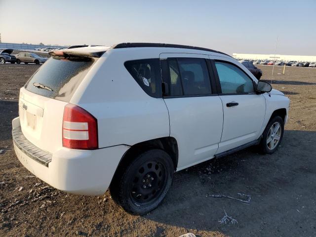 1J8FF47W27D356133 - 2007 JEEP COMPASS WHITE photo 3