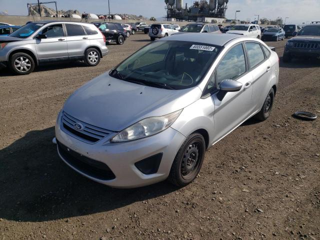 3FADP4AJ1DM226746 - 2013 FORD FIESTA SILVER photo 2