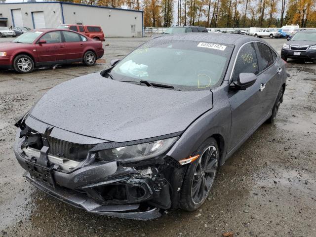 2HGFC2F80KH589500 - 2019 HONDA CIVIC SPOR CHARCOAL photo 2