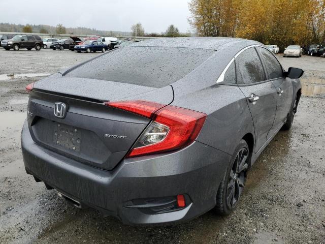 2HGFC2F80KH589500 - 2019 HONDA CIVIC SPOR CHARCOAL photo 4