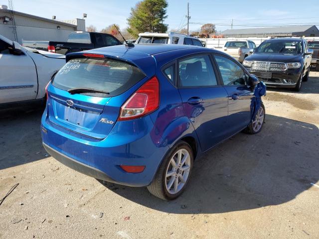 3FADP4EJ7KM137500 - 2019 FORD FIESTA SE BLUE photo 4