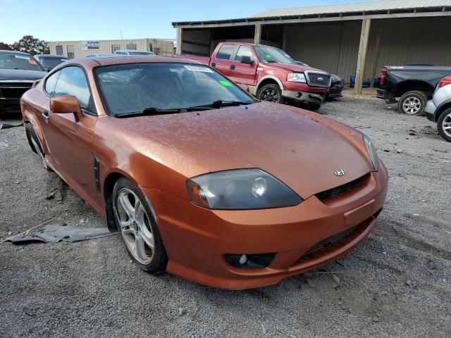 KMHHN65F76U220138 - 2006 HYUNDAI TIBURON GT ORANGE photo 1