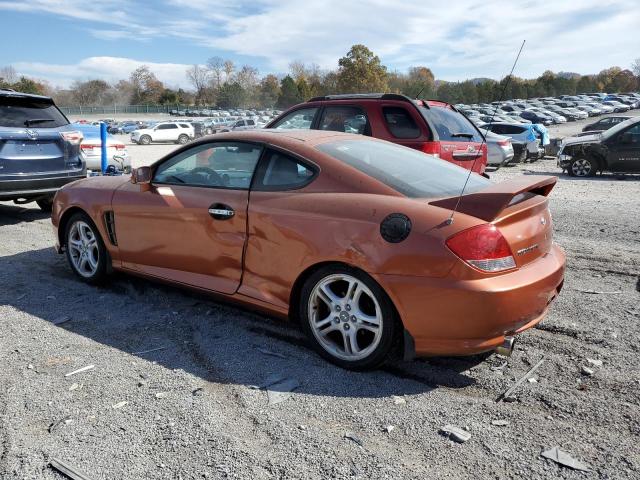 KMHHN65F76U220138 - 2006 HYUNDAI TIBURON GT ORANGE photo 10