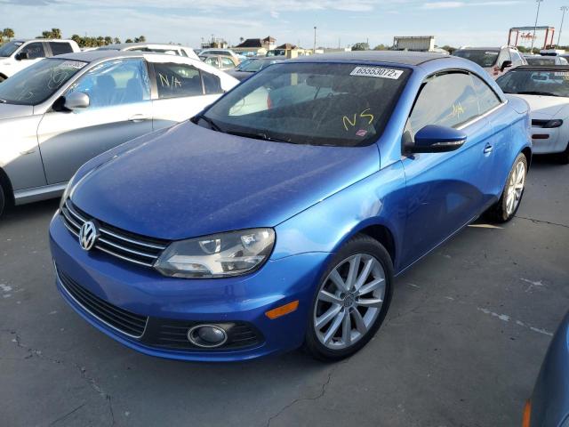 WVWBW7AH1CV010063 - 2012 VOLKSWAGEN EOS KOMFOR ლურჯი ფოტო 1