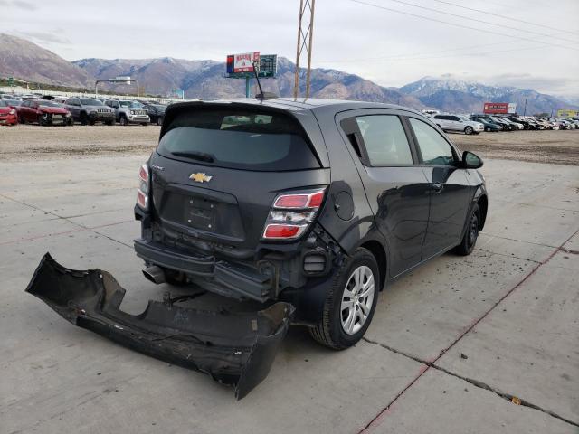 1G1JG6SBXL4121173 - 2020 CHEVROLET SONIC GRAY photo 4