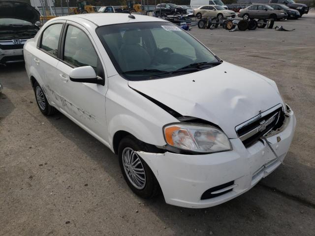 KL1TD5DE5AB109636 - 2010 CHEVROLET AVEO LS 白色 照片 1