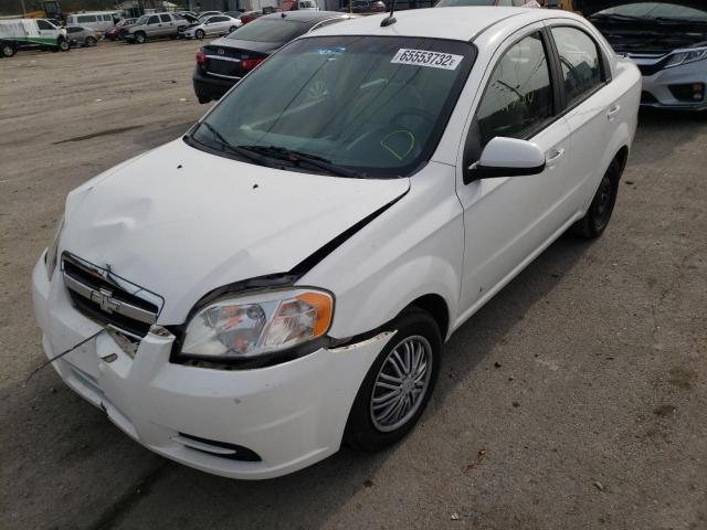 KL1TD5DE5AB109636 - 2010 CHEVROLET AVEO LS 白色 照片 2