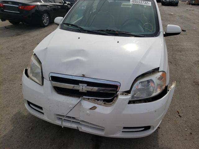 KL1TD5DE5AB109636 - 2010 CHEVROLET AVEO LS 白色 照片 9