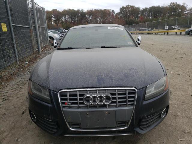 WAUVVAFR6AA060103 - 2010 AUDI S5 PRESTIG BLUE photo 9