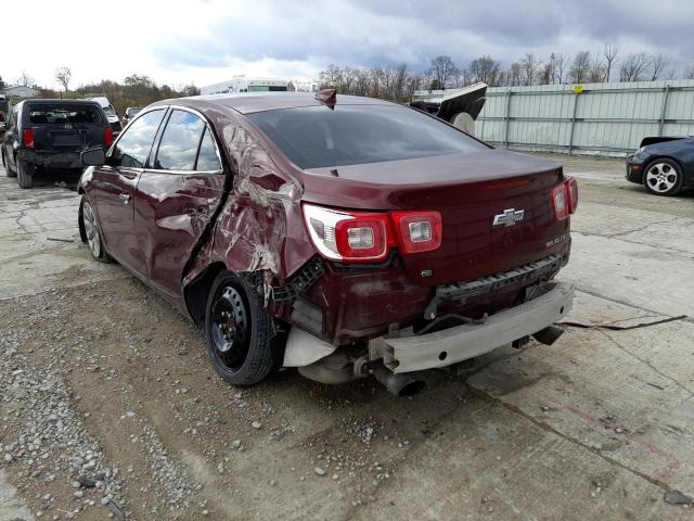 1G11F5SL8FF281180 - 2015 CHEVROLET MALIBU LTZ მუქწითელი ფოტო 3