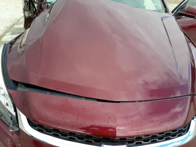 1G11F5SL8FF281180 - 2015 CHEVROLET MALIBU LTZ მუქწითელი ფოტო 7