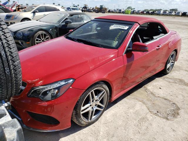 WDDKK6FF1GF341695 - 2016 MERCEDES-BENZ E 400 RED photo 2