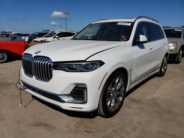 5UXCW2C02N9M48258 - 2022 BMW X7 XDRIVE4 WHITE photo 2