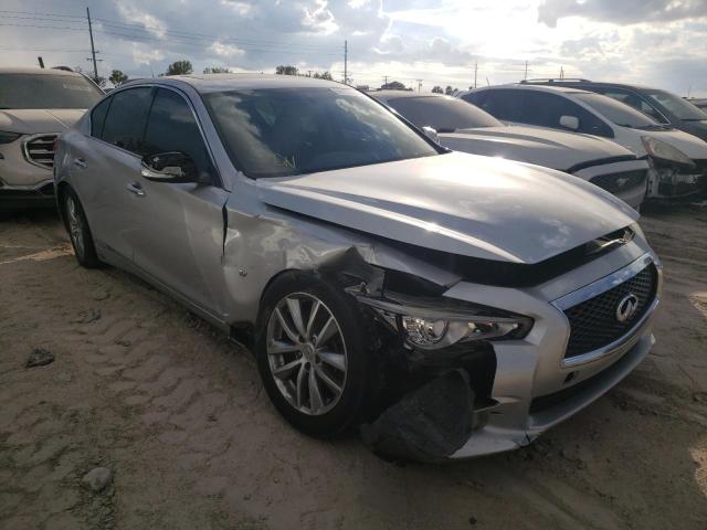 JN1BV7AP6FM357993 - 2015 INFINITI Q50 BASE SILVER photo 1