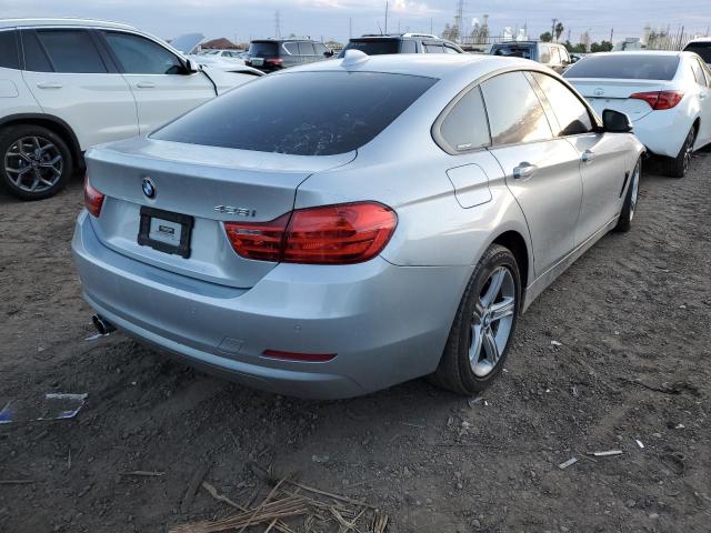 WBA4A9C51FGL86760 - 2015 BMW 428 I GRAN SILVER photo 4