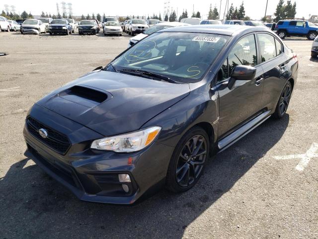 JF1VA1C68J8801020 - 2018 SUBARU WRX PREMIU GRAY photo 2