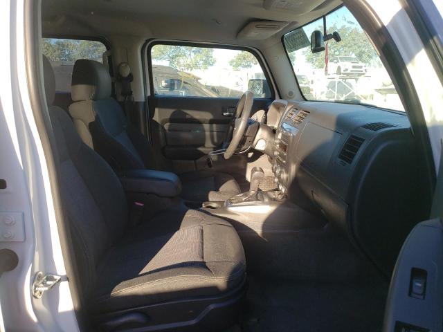 5GTDN13E478227454 - 2007 HUMMER H3 WHITE photo 5
