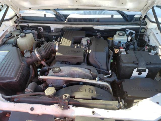 5GTDN13E478227454 - 2007 HUMMER H3 WHITE photo 7