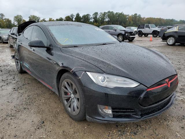 5YJSA1CG8DFP15605 - 2013 TESLA MODEL S Սև լուսանկար 1
