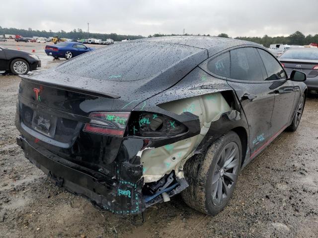 5YJSA1CG8DFP15605 - 2013 TESLA MODEL S Սև լուսանկար 4