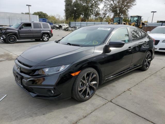 2HGFC2F8XKH546220 - 2019 HONDA CIVIC SPOR Қара фото 2