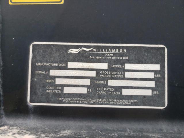 109FS262XEU021349 - 2016 UTILITY TRAILER Սև լուսանկար 10