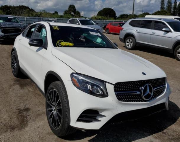 WDC0J4KB6JF391831 - 2018 MERCEDES-BENZ GLC COUPE WHITE photo 1