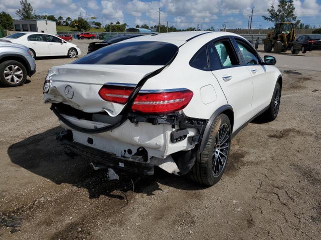 WDC0J4KB6JF391831 - 2018 MERCEDES-BENZ GLC COUPE WHITE photo 4