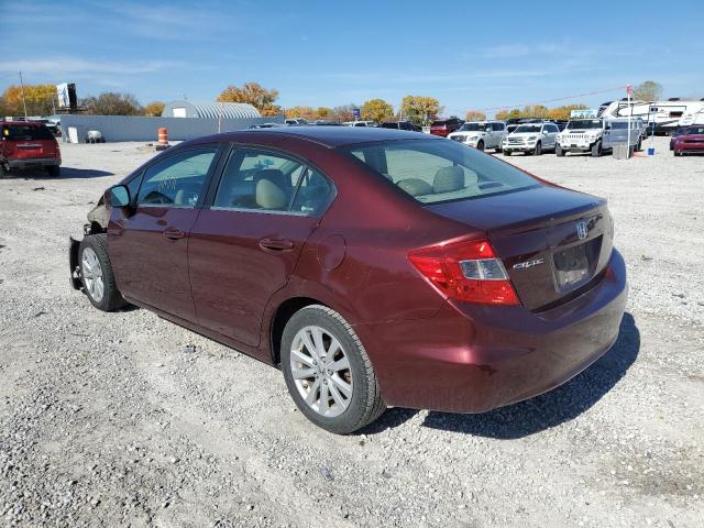 19XFB2F91CE040766 - 2012 HONDA CIVIC EXL Bordo foto 3