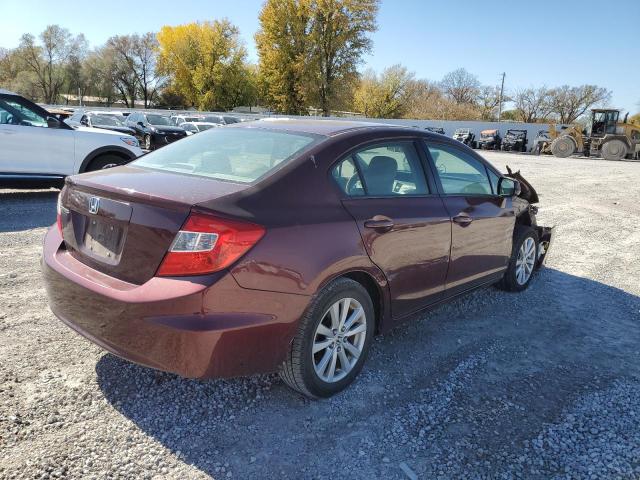 19XFB2F91CE040766 - 2012 HONDA CIVIC EXL Bordo foto 4