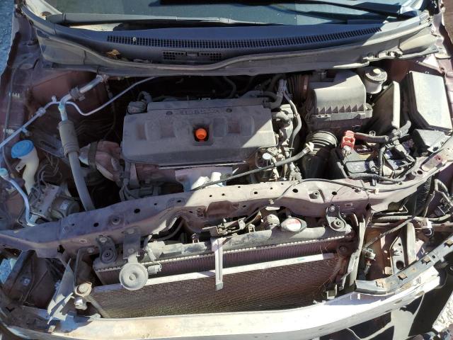 19XFB2F91CE040766 - 2012 HONDA CIVIC EXL Bordo foto 7