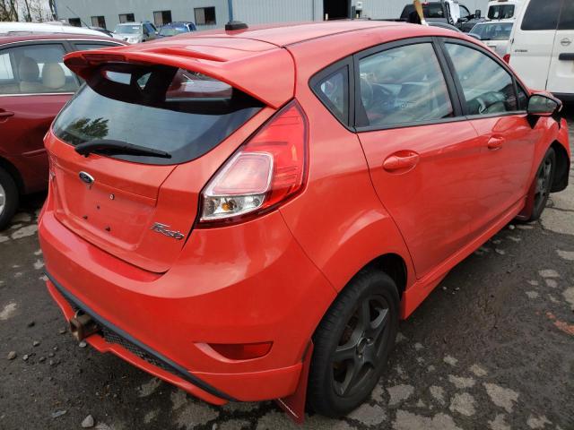 3FADP4GX6EM123481 - 2014 FORD FIESTA ST RED photo 4