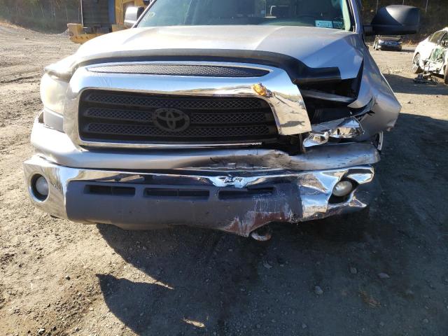 5TBBV54198S493172 - 2008 TOYOTA TUNDRA DOU GRAY photo 9