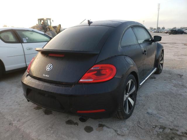 3VWV87AT6CM625310 - 2012 VOLKSWAGEN BEETLE TUR BLACK photo 4