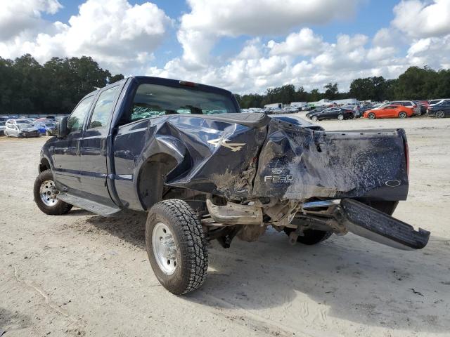 1FTNW21F21ED25093 - 2001 FORD F-250 SUPE BLUE photo 3