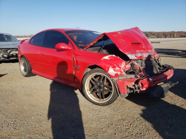 6G2VX12U35L354745 - 2005 PONTIAC GTO RED photo 1