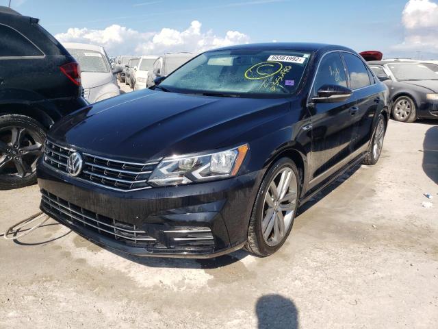 1VWDT7A34HC026926 - 2017 VOLKSWAGEN PASSAT R-L BLACK photo 2