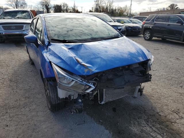 3N1CN8EV8LL873474 - 2020 NISSAN VERSA SV BLUE photo 9