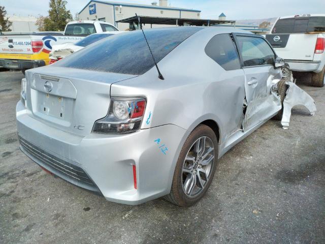 JTKJF5C7XE3079829 - 2014 TOYOTA SCION TC SILVER photo 4